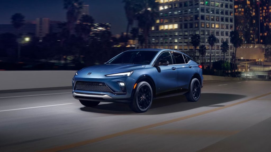 The 2026 Buick Envista driving down the highway in Bryant, AR 