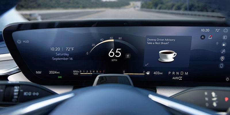 The console controls on the 2025 Buick Enclave in Bryant, AR