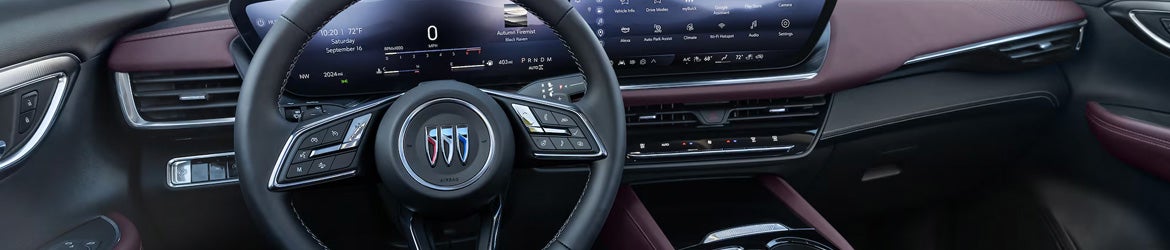 The infotainment system of the 2025 Buick Envision in Bryant, AR