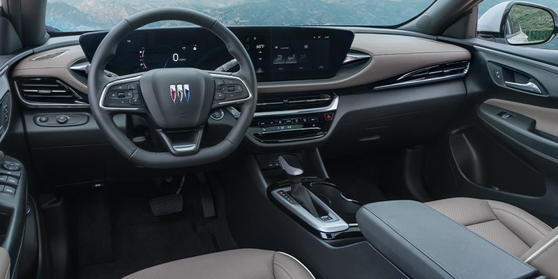 The steering column of the 2025 Buick Envista in Bryant, AR