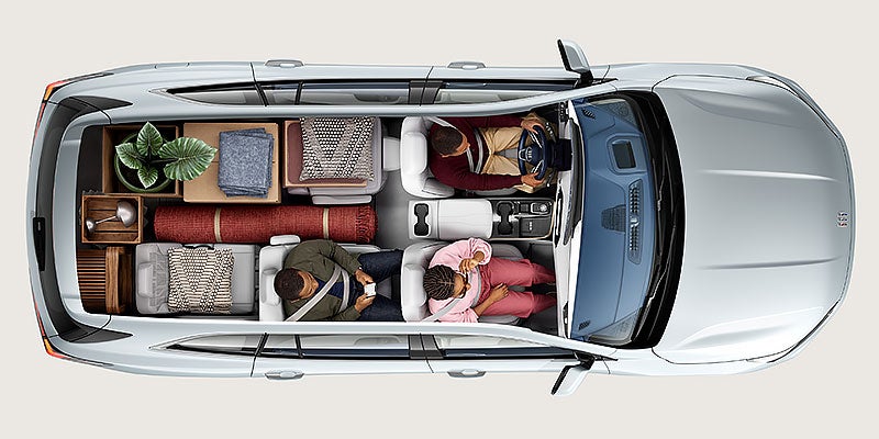 Spacious 2026 Buick Enclave interior with three-row seating for up to seven passengers in Bryant, AR.
