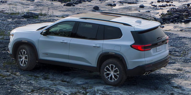 The off road performance of the 2025 GMC Acadia in Bryant, AR