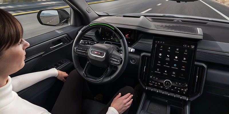 The safety features in the 2025 GMC Acadia in Bryant, AR