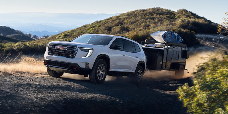 The towing possibilities of the 2025 GMC Acadia in Bryant, AR