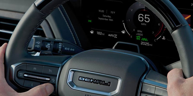 The dashboard of the 2025 GMC Yukon in Bryant, AR