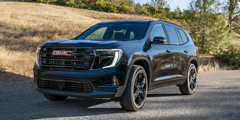 GMC Acadia SUV on road