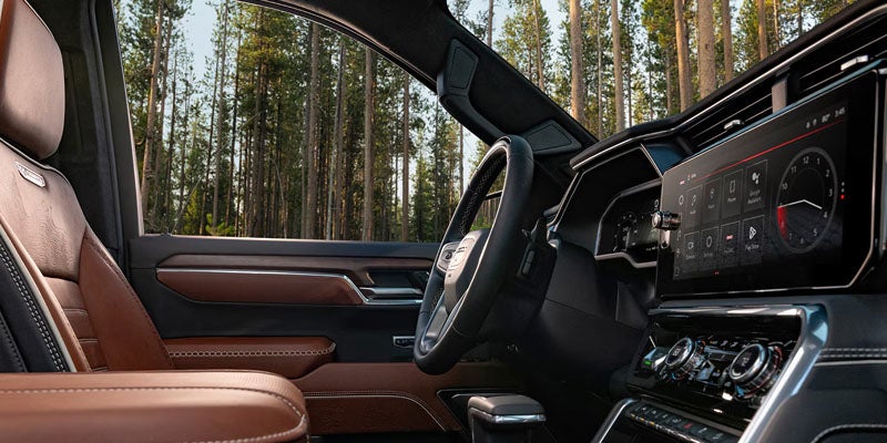 The driver's seat of the 2026 GMC Sierra 1500 in Bryant, AR