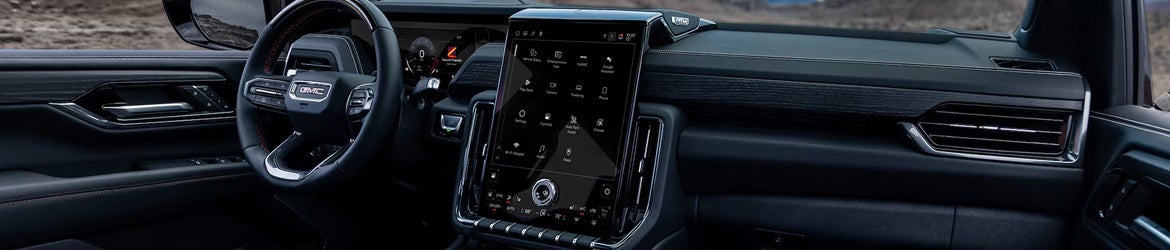 2026 GMC Yukon XL 16.8-inch infotainment system in Bryant, AR