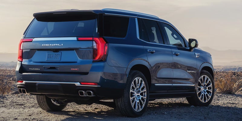 2026 GMC Yukon XL rear exterior design in Bryant, AR