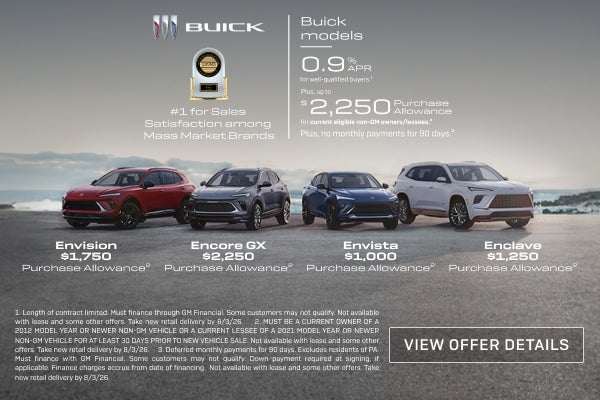 0.9% APR
FOR WELL-QUALIFIED BUYERS.1

Plus, up to $2,250 PURCHASE ALLOWANCE for current eligible ...